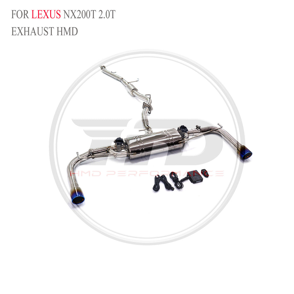 Lexus NX200t 2.0T catback SUS304 Racing Grade Exhaust System - 4