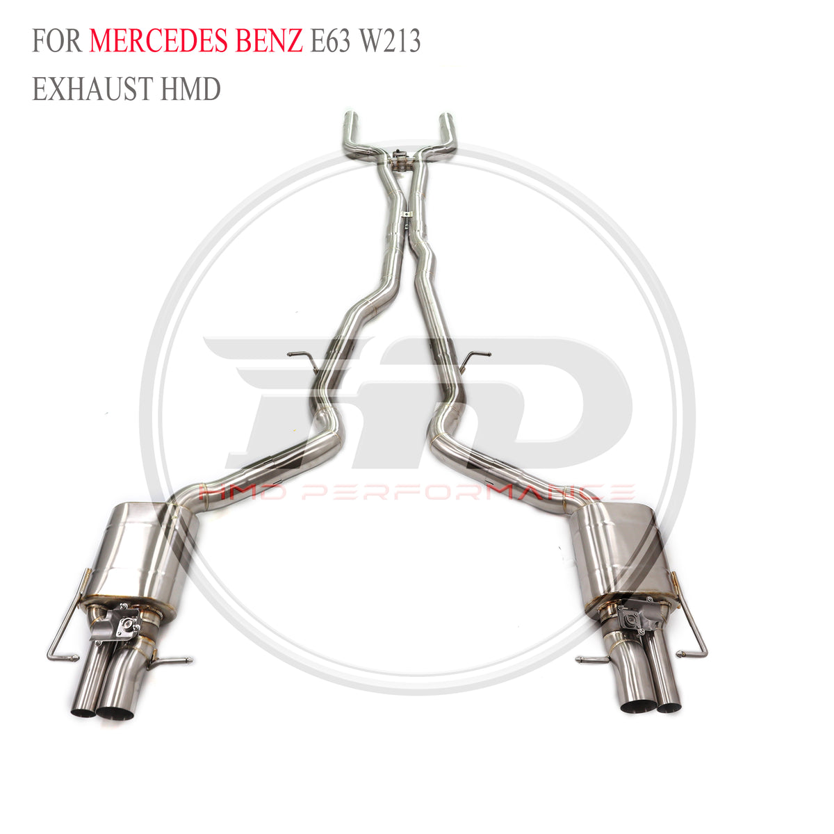 Mercedes-Benz E63 W213 catback SUS304 Valved Sport Exhaust System - 4
