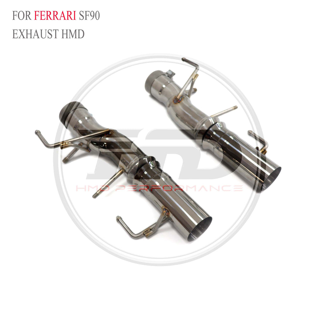 Ferrari SF90 Straight Catback SUS304 Racing Grade Exhaust System - 3