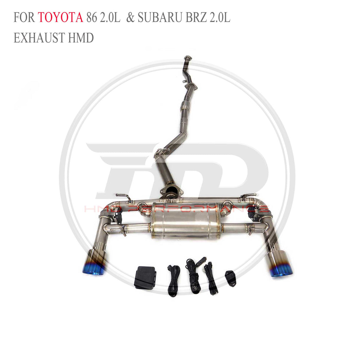 Toyota 86 2.0L & BRZ 2.0L catback Titanium Sport Exhaust System - 4