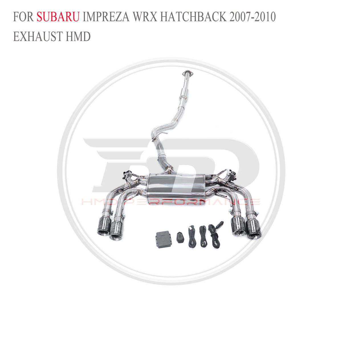 Subaru Impreza WRX Hatchback 2007-2010 catback SUS304 Sport Exhaust System - 2