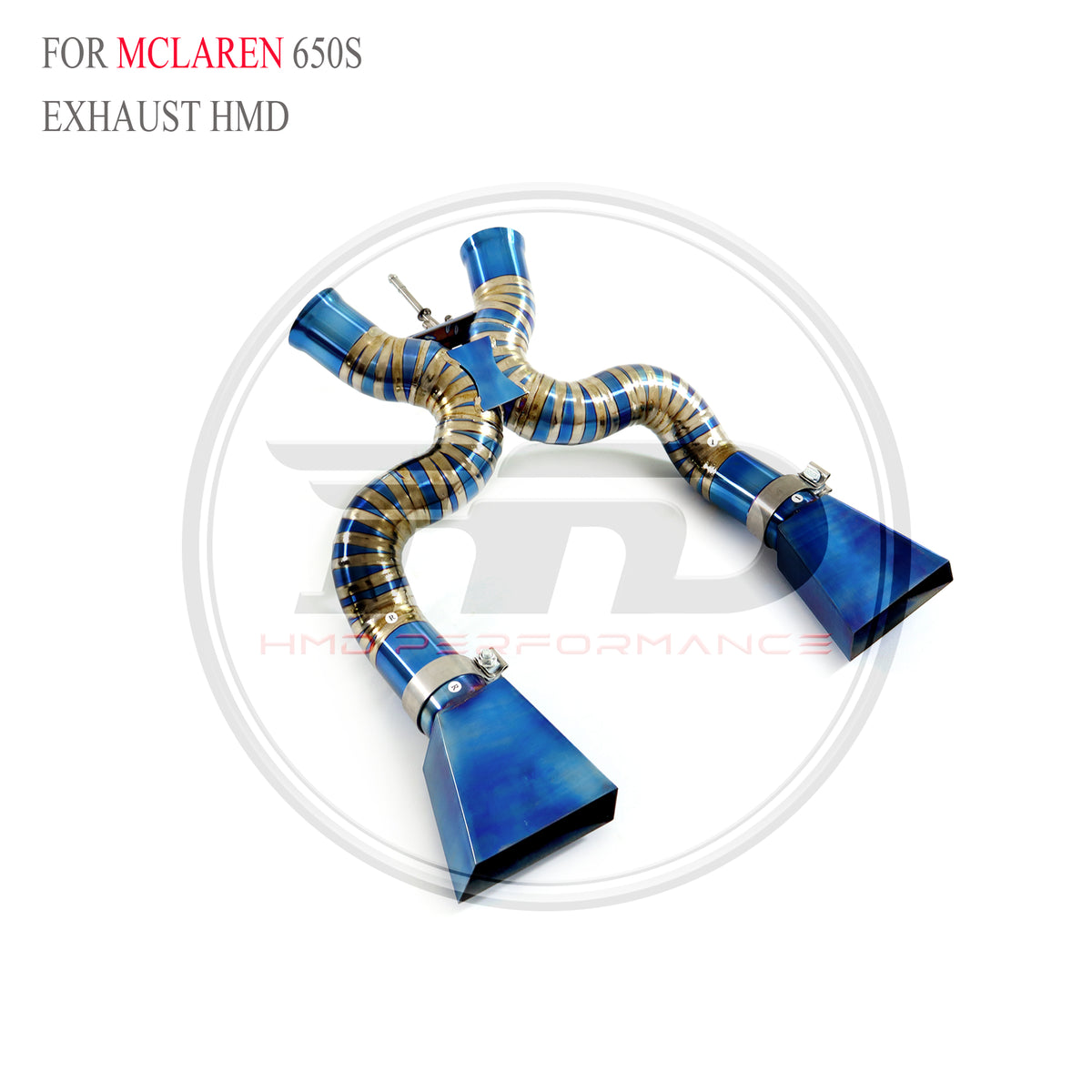 McLaren 650S catback Titanium Straight Sport Exhaust System - 3