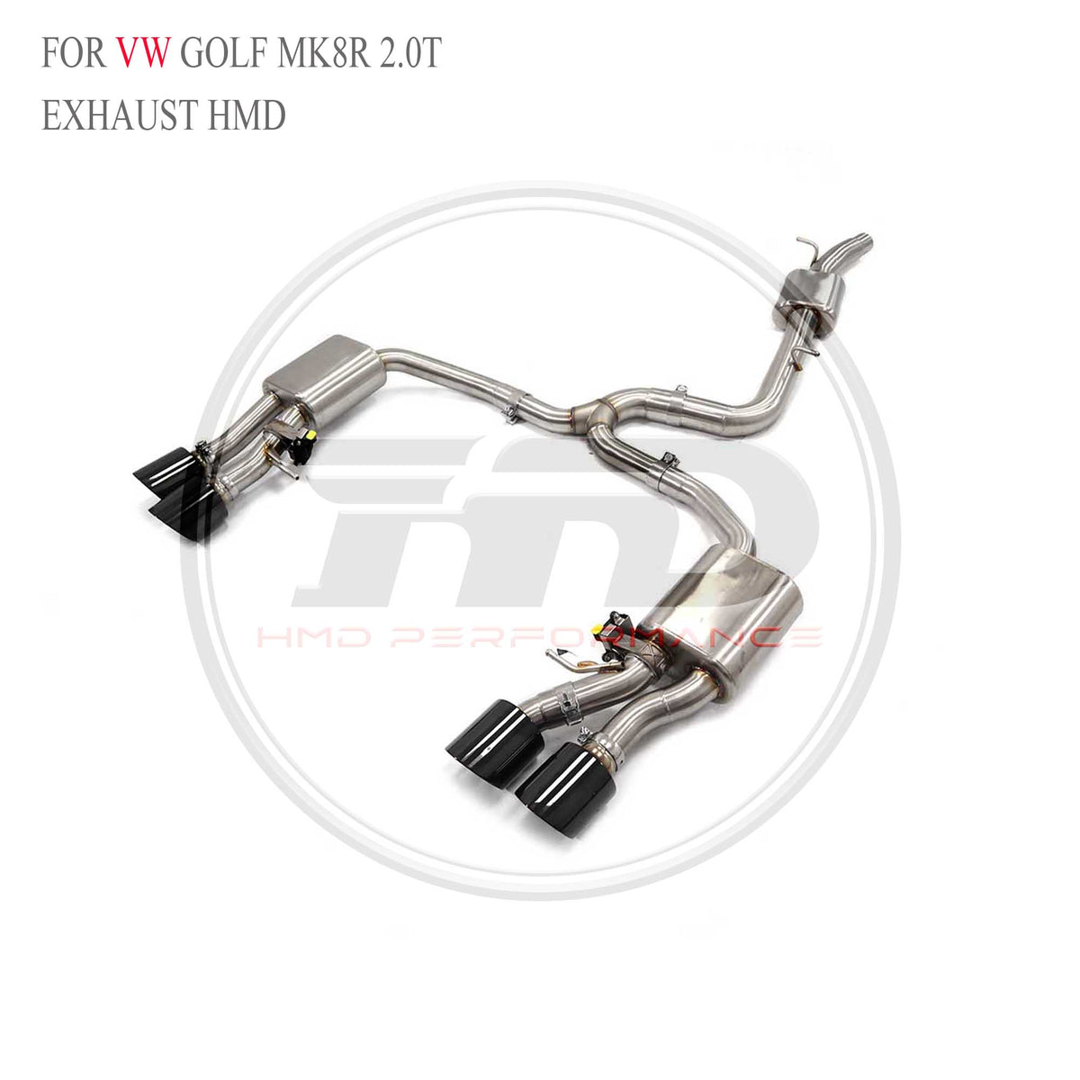 Volkswagen Golf MK8R 2.0T catback SUS304 Racing Grade Exhaust System - 2