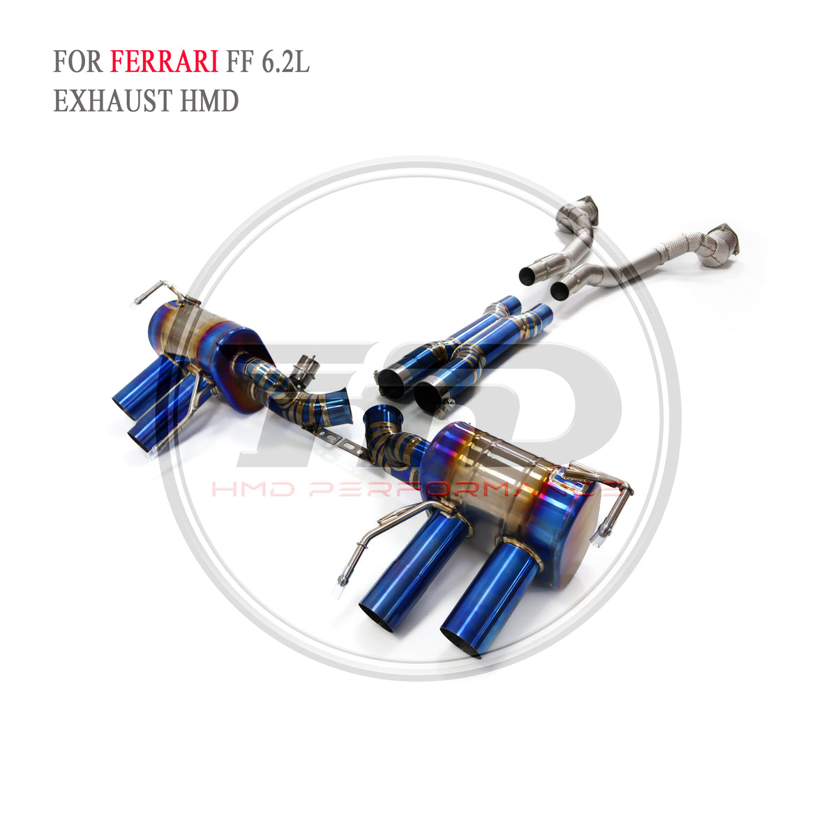 Ferrari FF 6.2L catback Titanium Sport Exhaust System - 3
