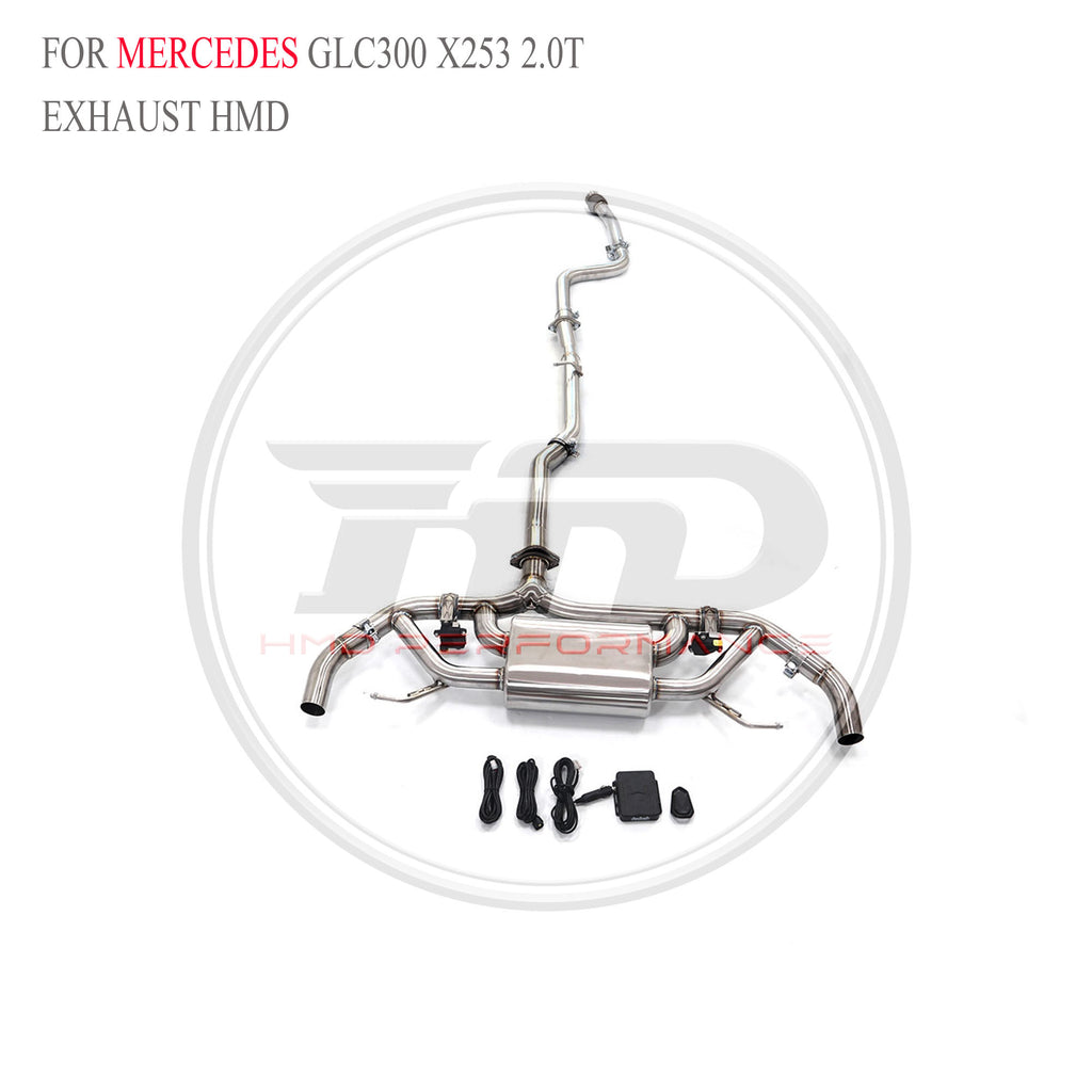 Mercedes-Benz GLC300 X253 2.0T catback SUS304 Sport Exhaust System - 3