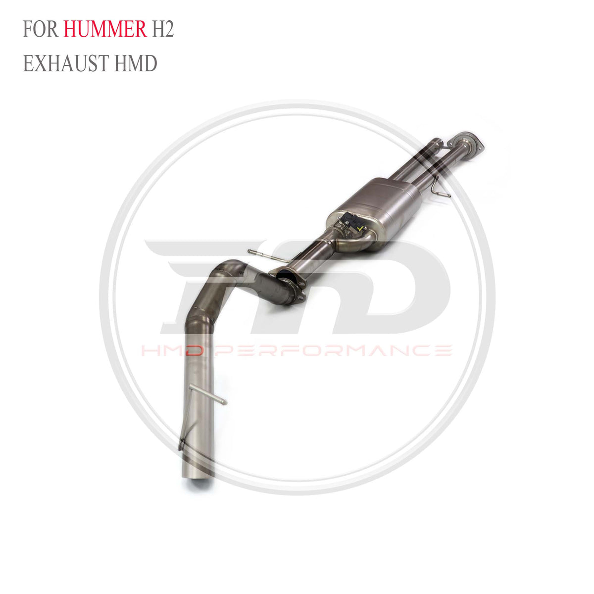 Hummer H2 catback SUS304 Racing Grade Exhaust System - 5