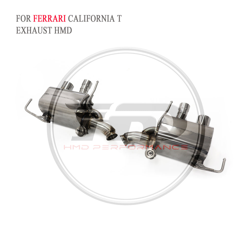 Ferrari California Valved Catback Racing Grade Exhaust System - 6