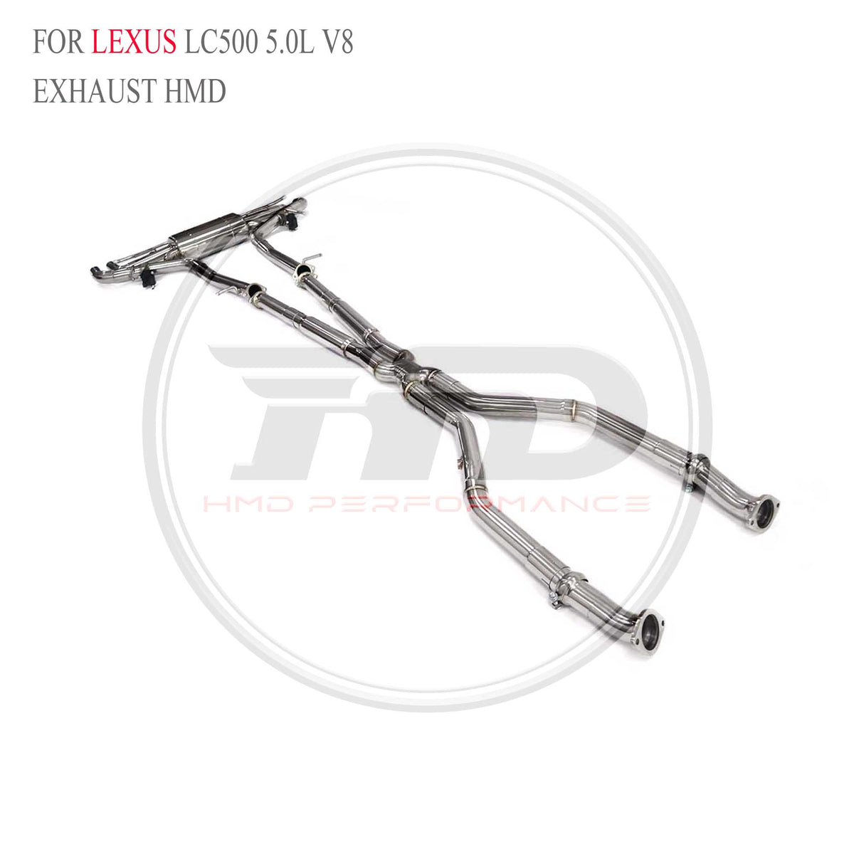 Lexus LC500 5.0L V8 catback SUS304 Racing Grade Exhaust System - 6