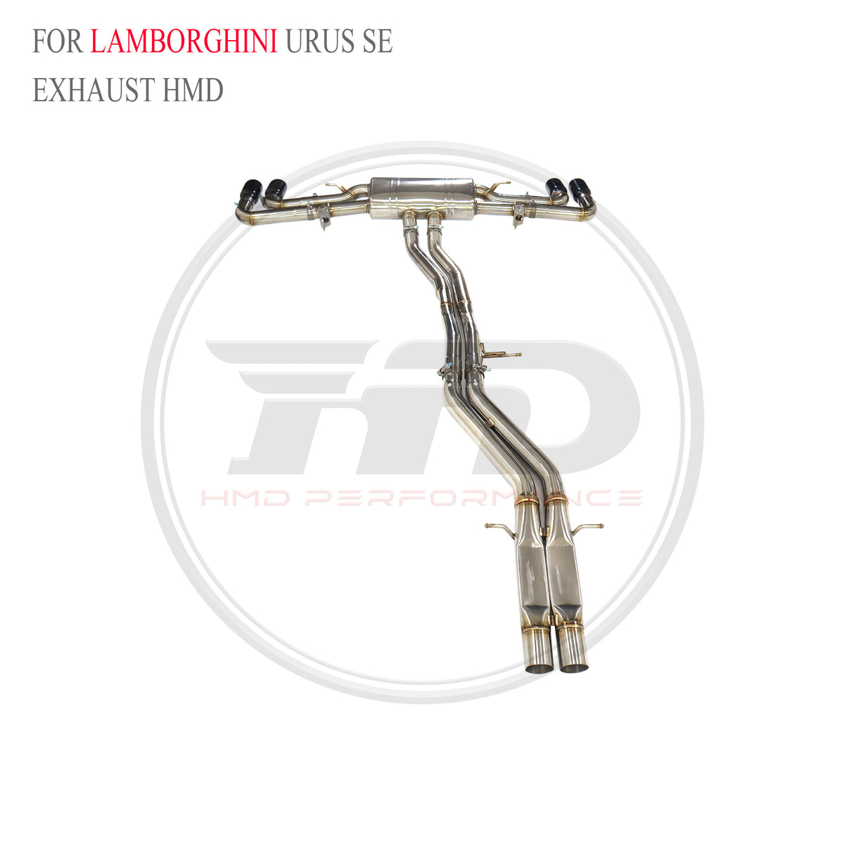 Lamborghini URUS SE Valved Catback SUS304 Racing Grade Exhaust System - 3