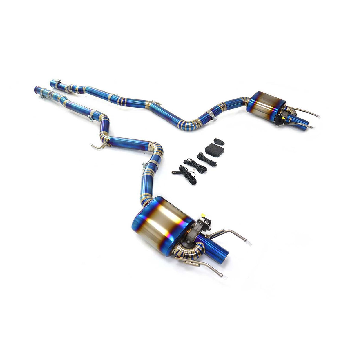 Mercedes-Benz S600 W221 catback Titanium Racing Grade Exhaust System - 1