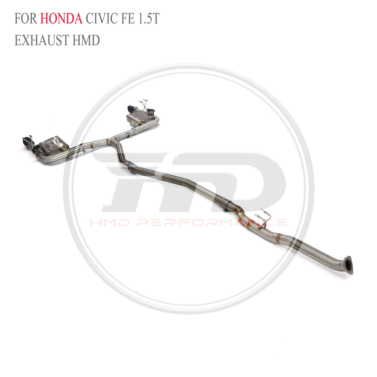 Honda Civic FE 1.5T catback SUS304 Racing Grade Exhaust System - 5