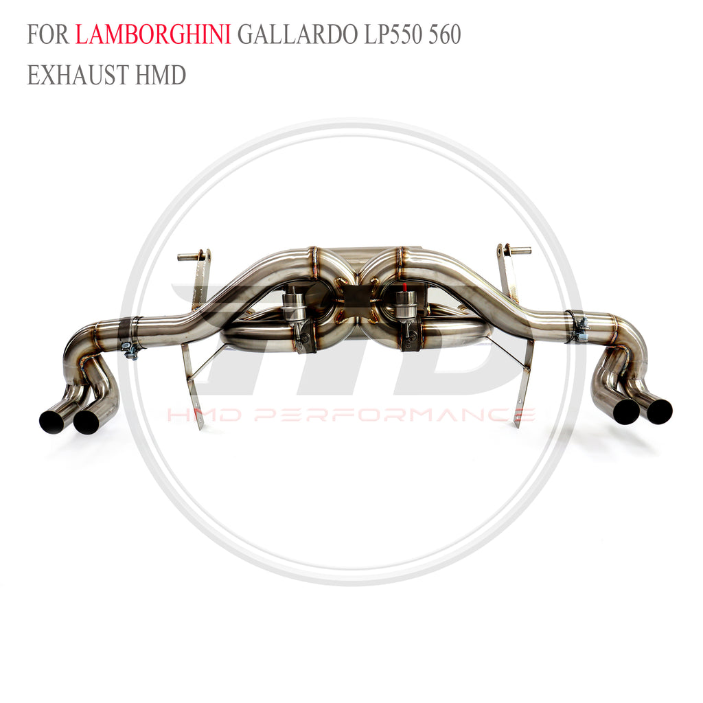 Lamborghini Gallardo LP550 560 catback SUS304 Valved Sport Exhaust System - 6