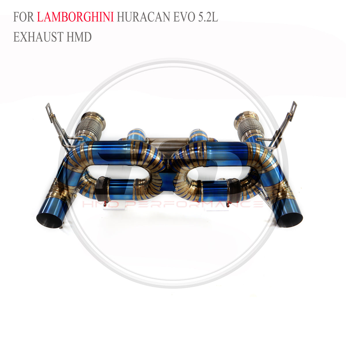 Lamborghini Huracan EVO 5.2L catback Titanium Valved Sport Exhaust System - 3