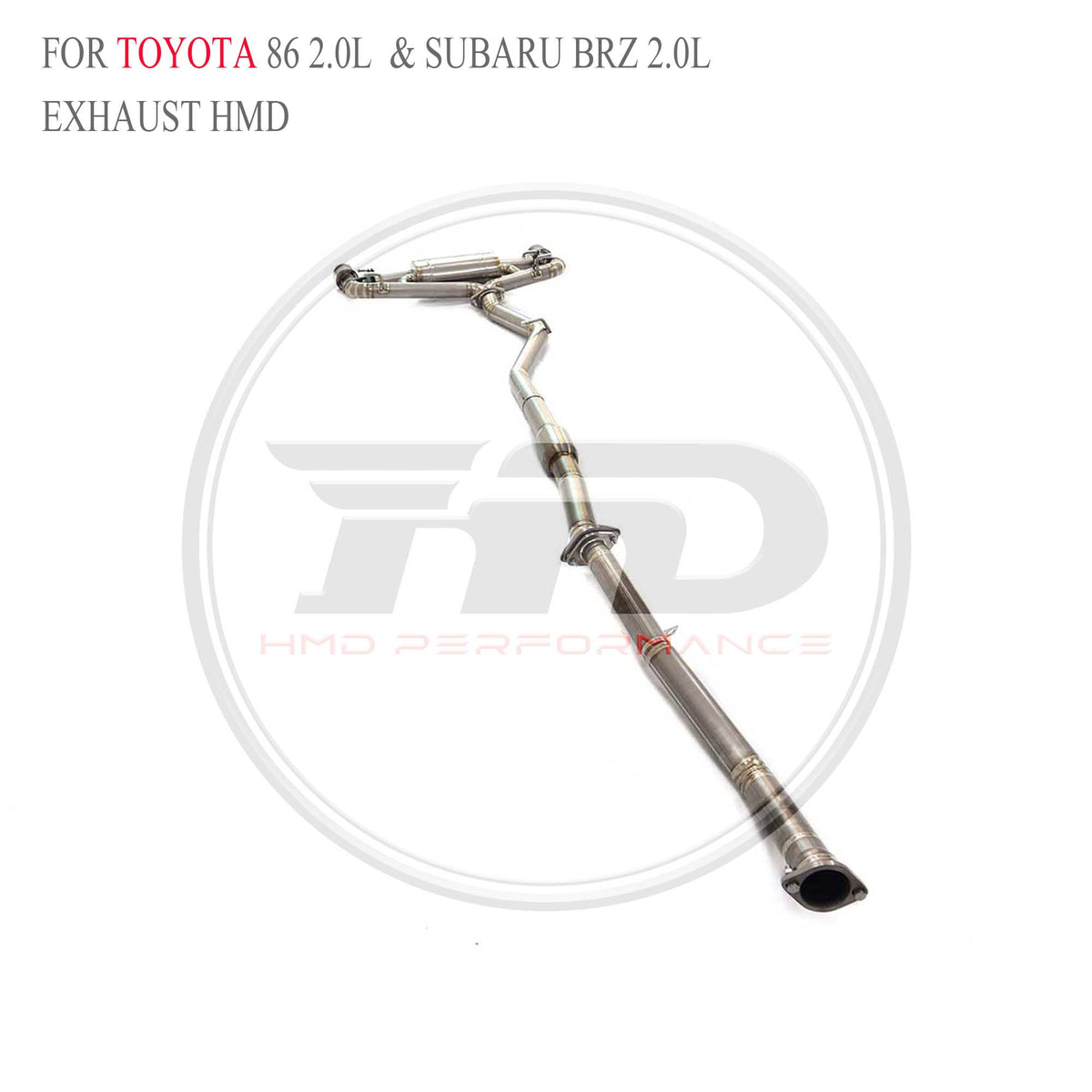 Toyota 86 2.0L & BRZ 2.0L catback Titanium Sport Exhaust System - 6
