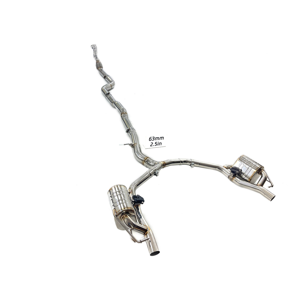 Mercedes-Benz GT43 GT50 E53 GT53 Valved Catback SUS304 Racing Grade Exhaust System - 1