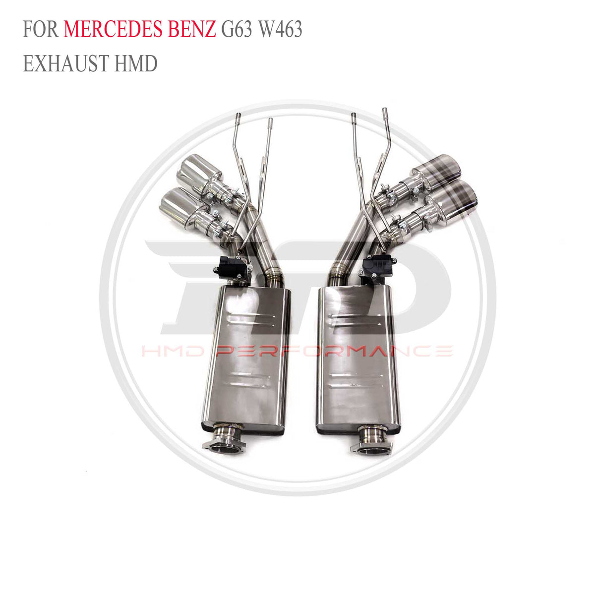 Mercedes-Benz G63 W463 catback Titanium Sport Exhaust System - 3