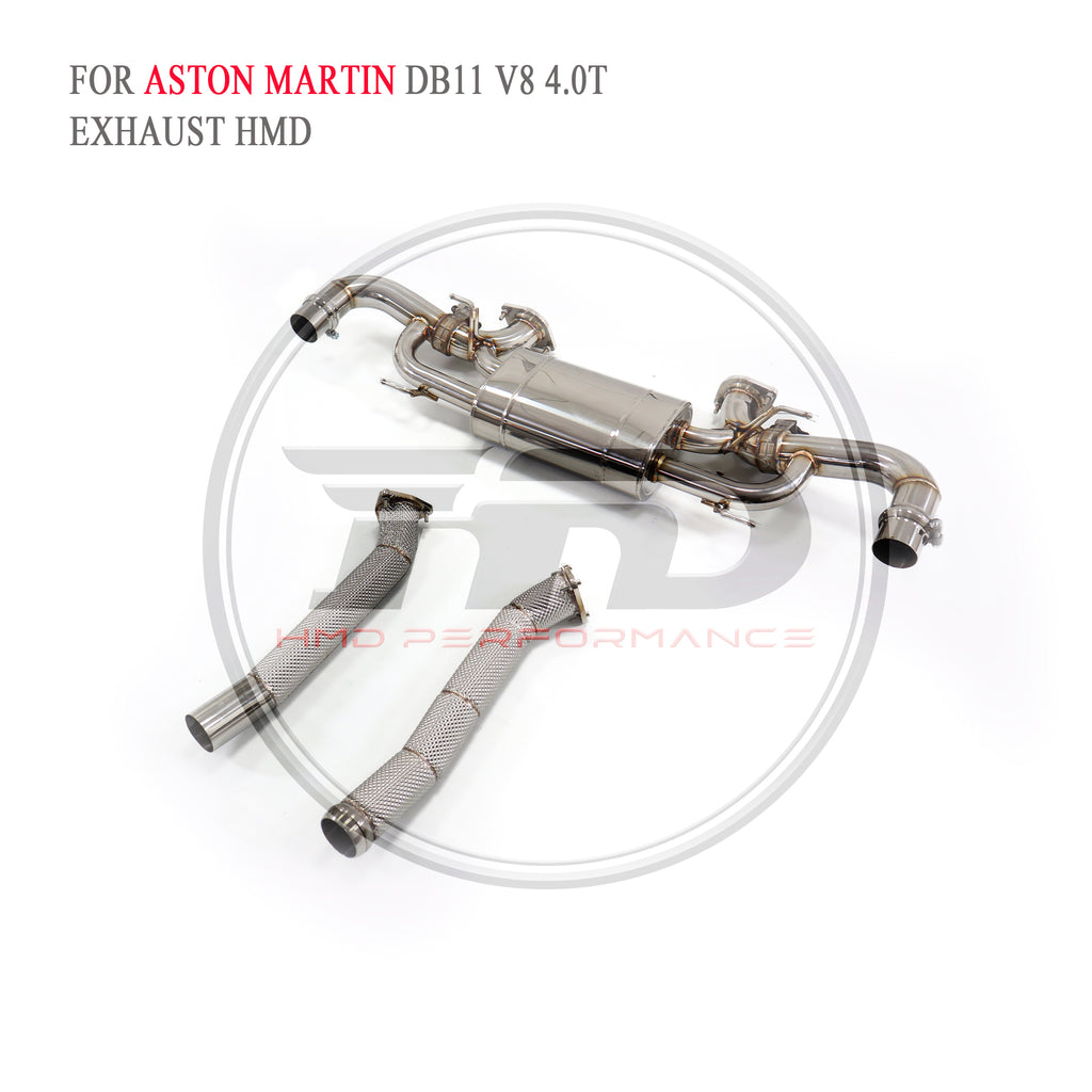 Aston Martin DB11 V8 4.0T Full Set Valved Catback SUS304 Racing Grade Exhaust System - 3