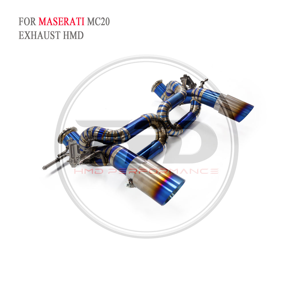 Maserati MC20 catback Titanium Sport Exhaust System - 6
