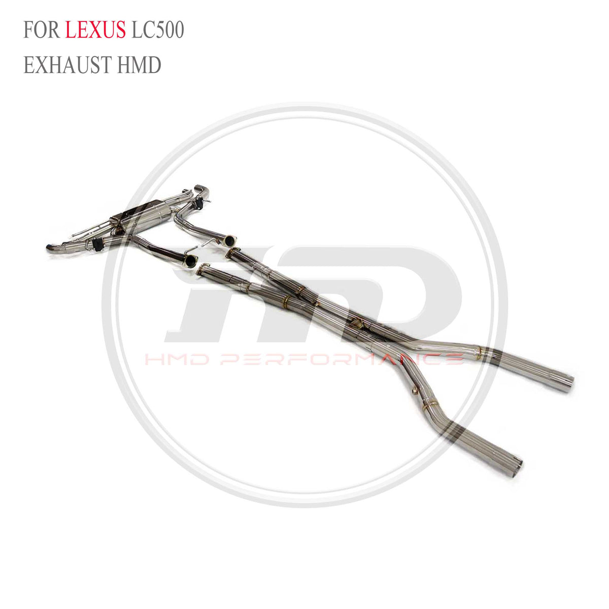 Lexus LC500 catback SUS304 Racing Grade Exhaust System - 4