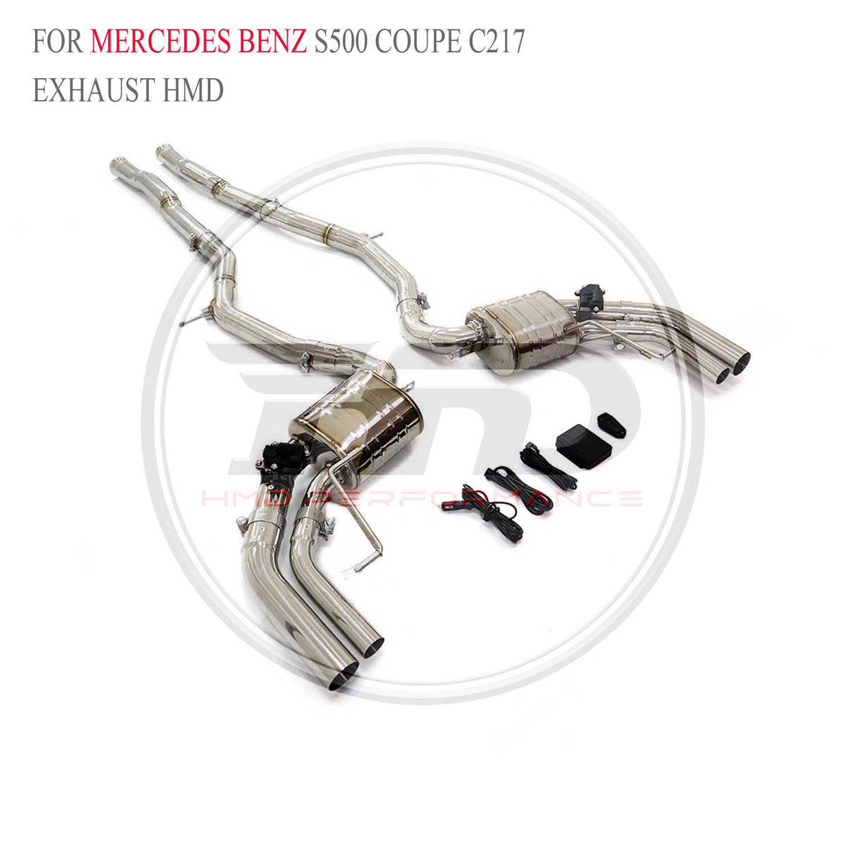 Mercedes-Benz S500 coupe C217 catback SUS304 Sport Exhaust System - 6