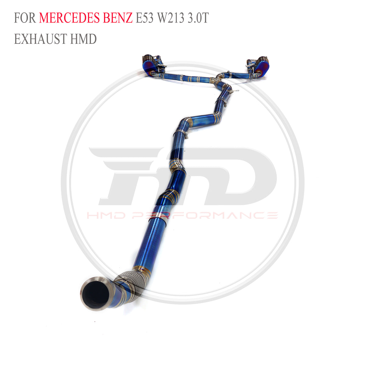 Mercedes-Benz E53 W213 3.0T catback Titanium Sport Exhaust System - 6