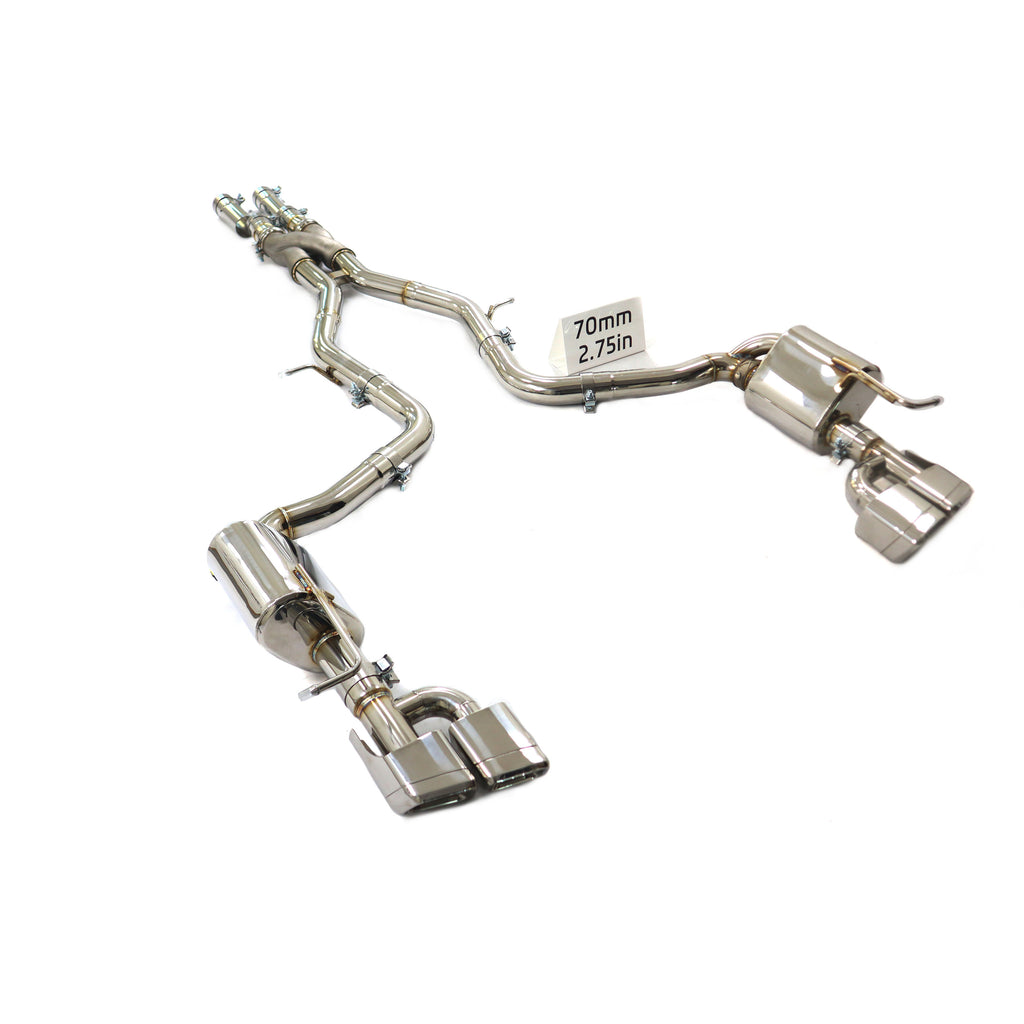 Mercedes-Benz E55 W211 catback SUS304 Valved Sport Exhaust System - 1