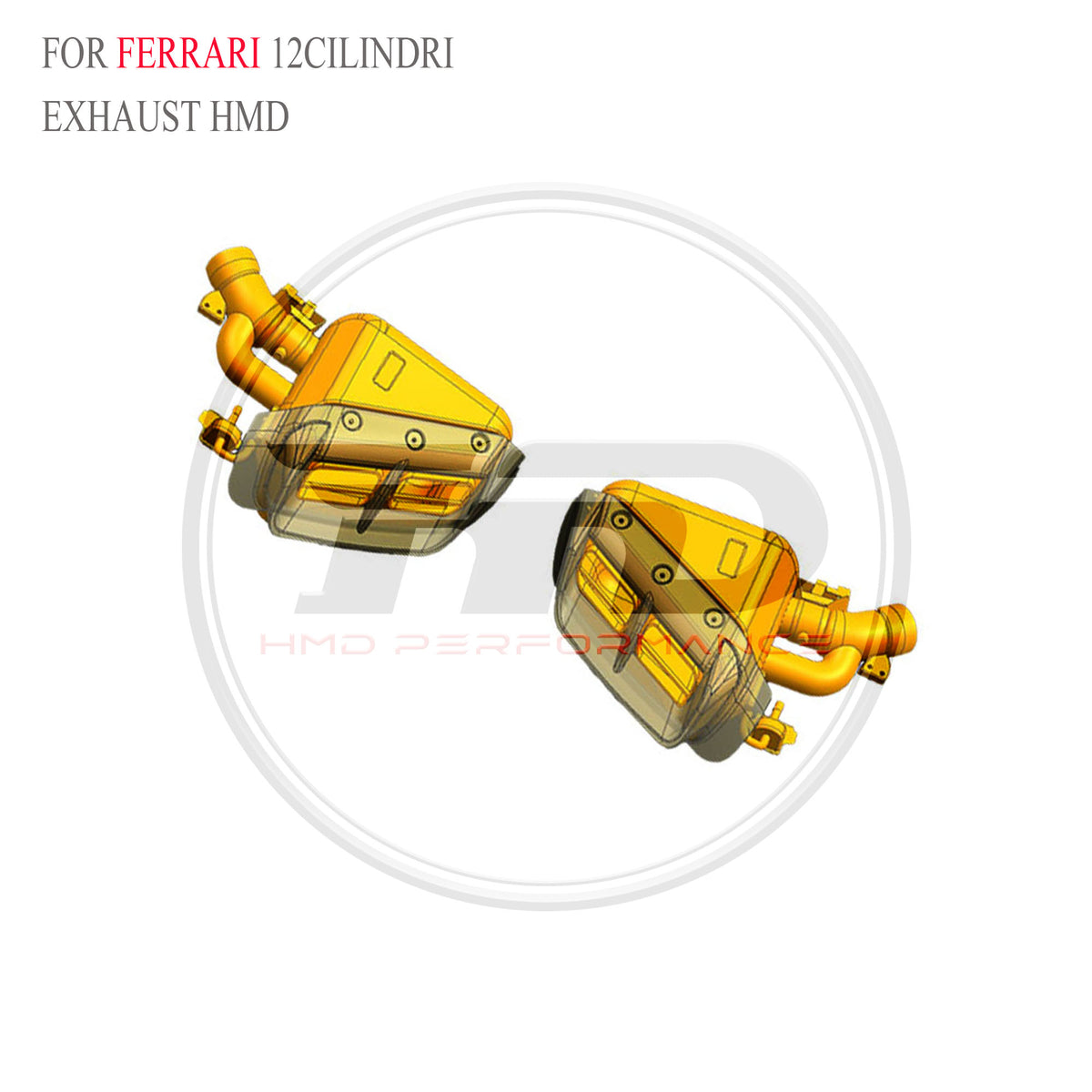 Ferrari 12Cilindri catback Sport Exhaust System - 5