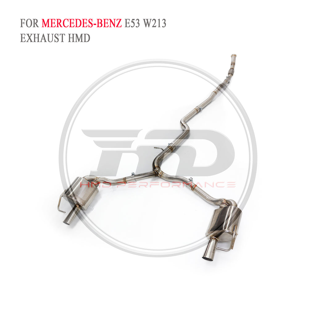 Mercedes-Benz E53 W213 catback Racing Grade Exhaust System - 2