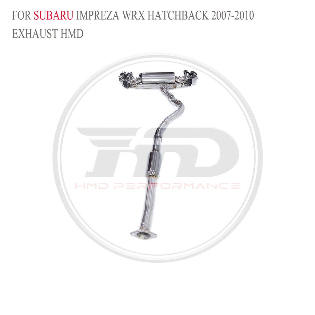 Subaru Impreza WRX Hatchback 2007-2010 catback SUS304 Sport Exhaust System - 4
