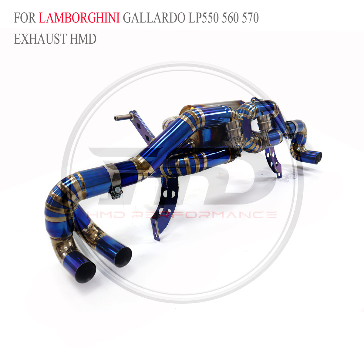 Lamborghini Gallardo LP550 560 570 Valved Catback Titanium Racing Grade Exhaust System - 6