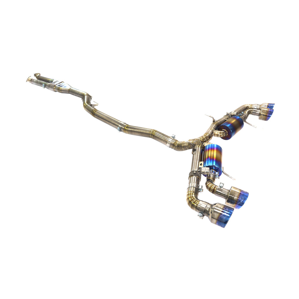 Nissan GTR R35 Valved Catback with Y Pipe Titanium Racing Grade Exhaust System - 1
