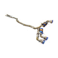 Nissan GTR R35 Valved Catback with Y Pipe Titanium Racing Grade Exhaust System - 1