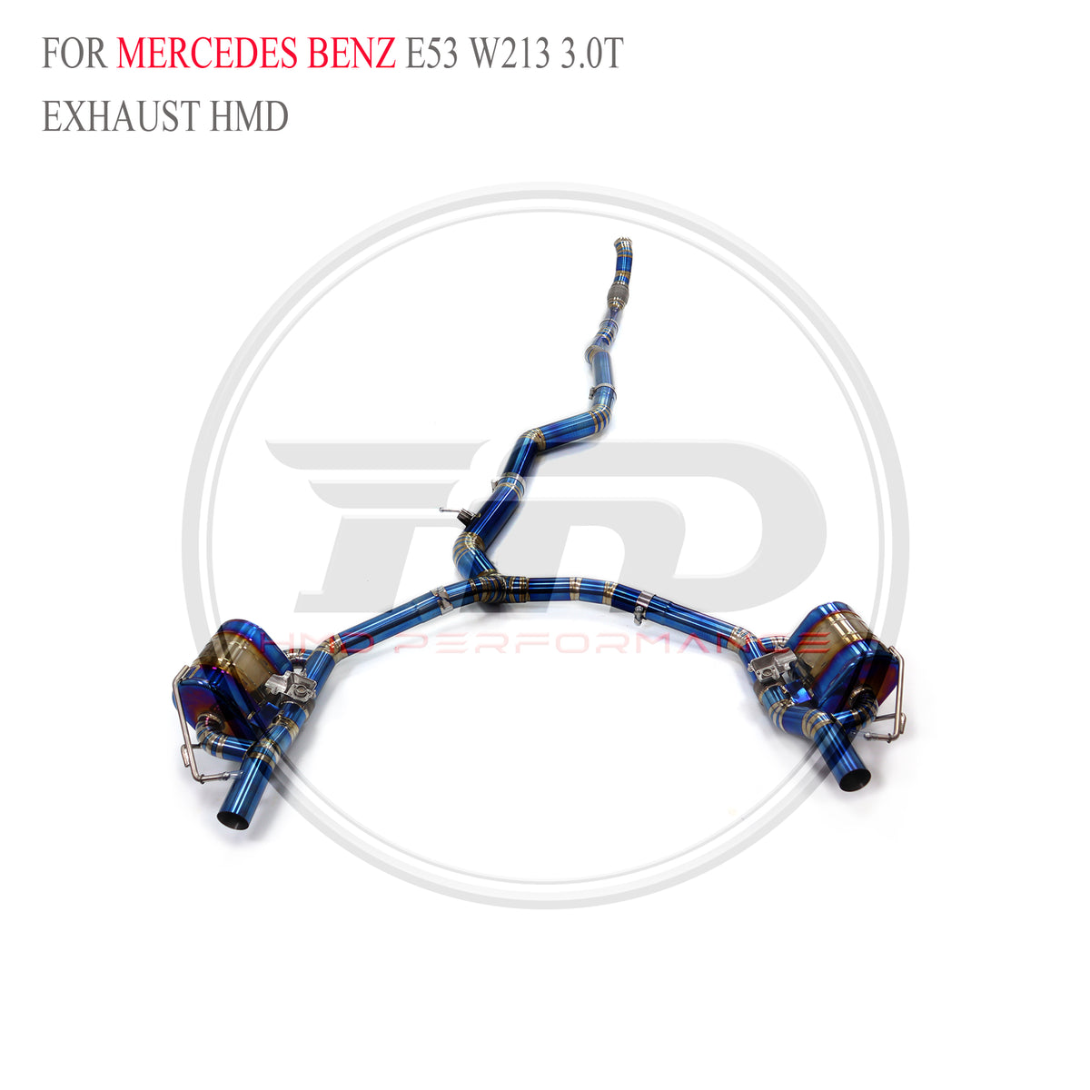 Mercedes-Benz E53 W213 3.0T catback Titanium Sport Exhaust System - 4